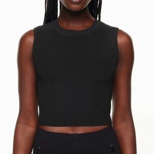 Aritzia | Sculpt Knit Muscle Tank | Black